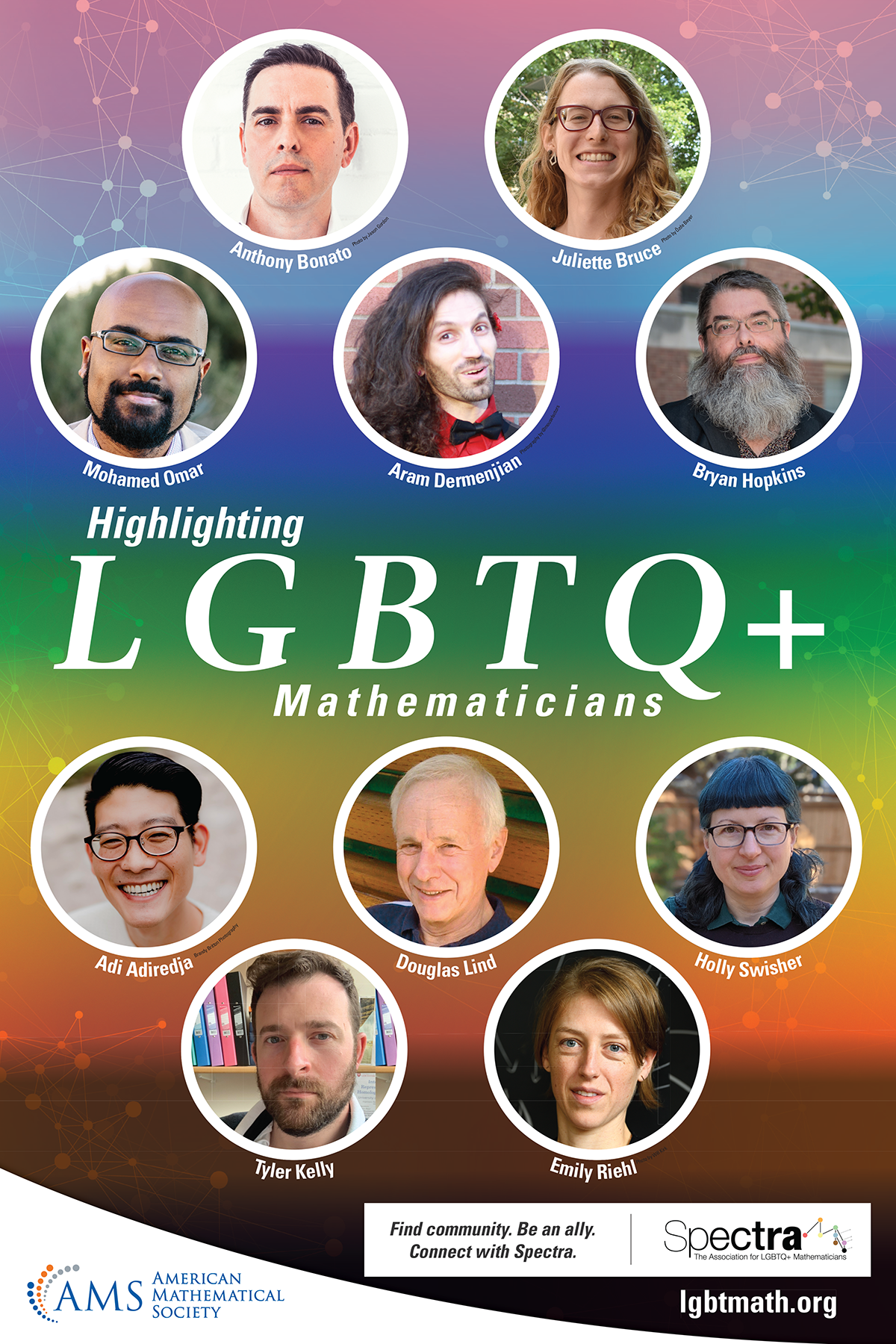 Highlighting LGBTQ+ Mathematicians Poster