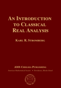 Front Cover for An Introduction to Classical Real Analysis
