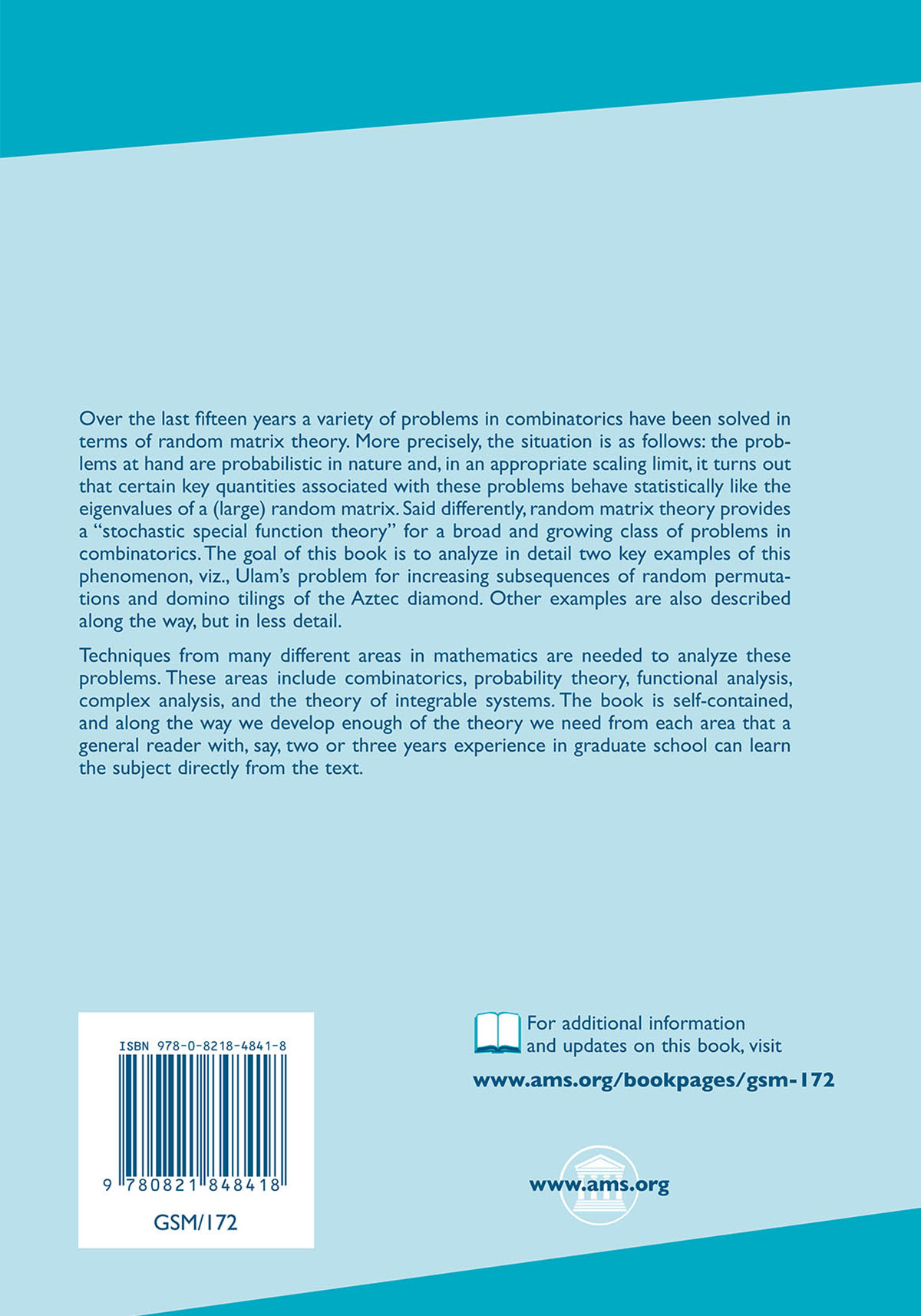 Combinatorics and Random Matrix Theory