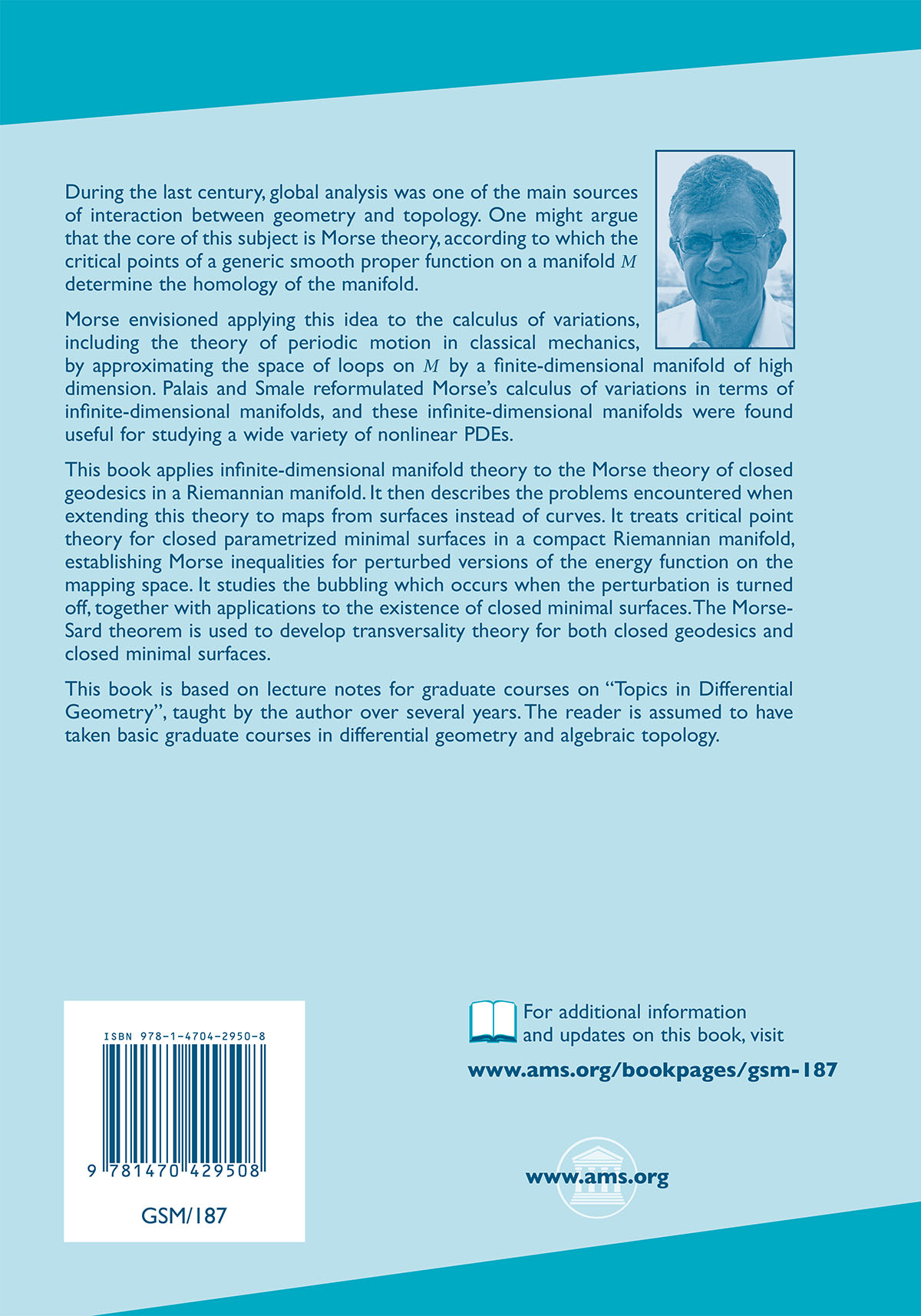 Introduction to Global Analysis: Minimal Surfaces in